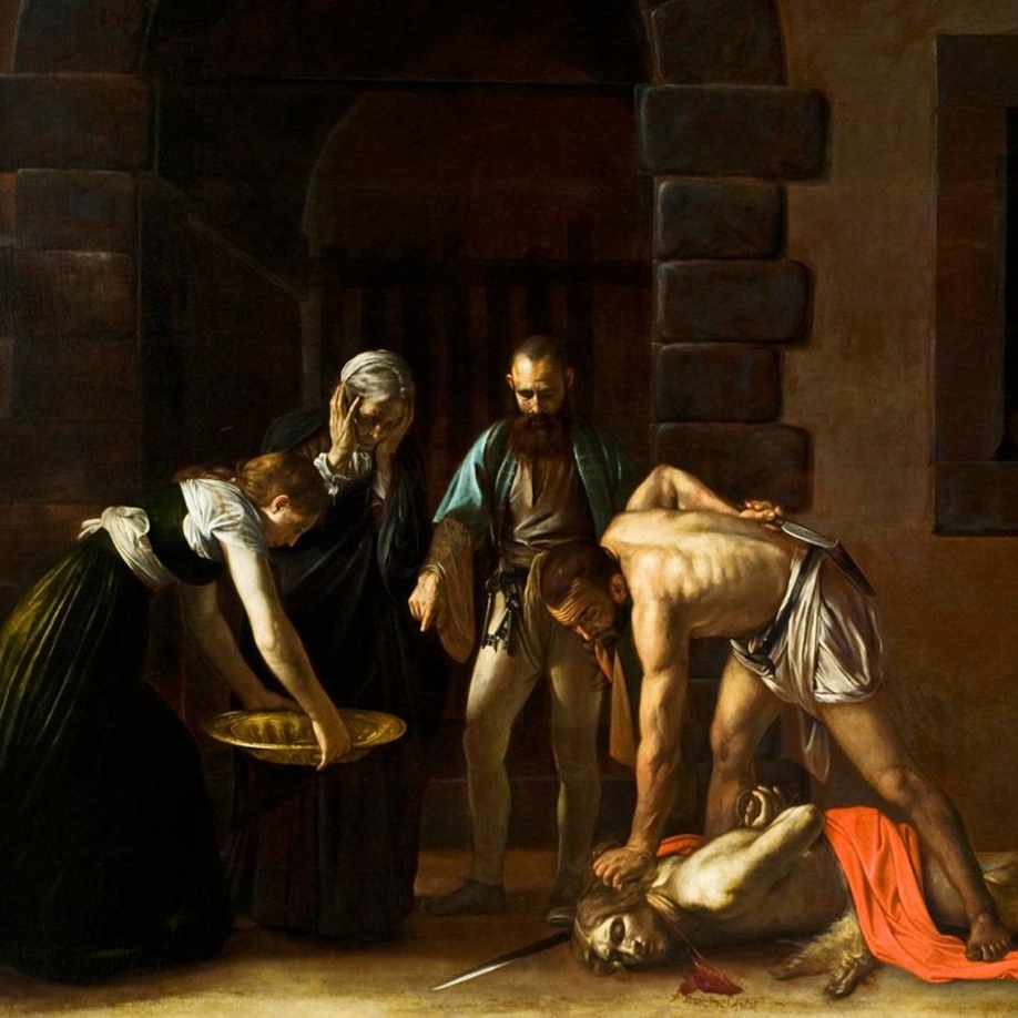 Beheading of St John, Caravaggio